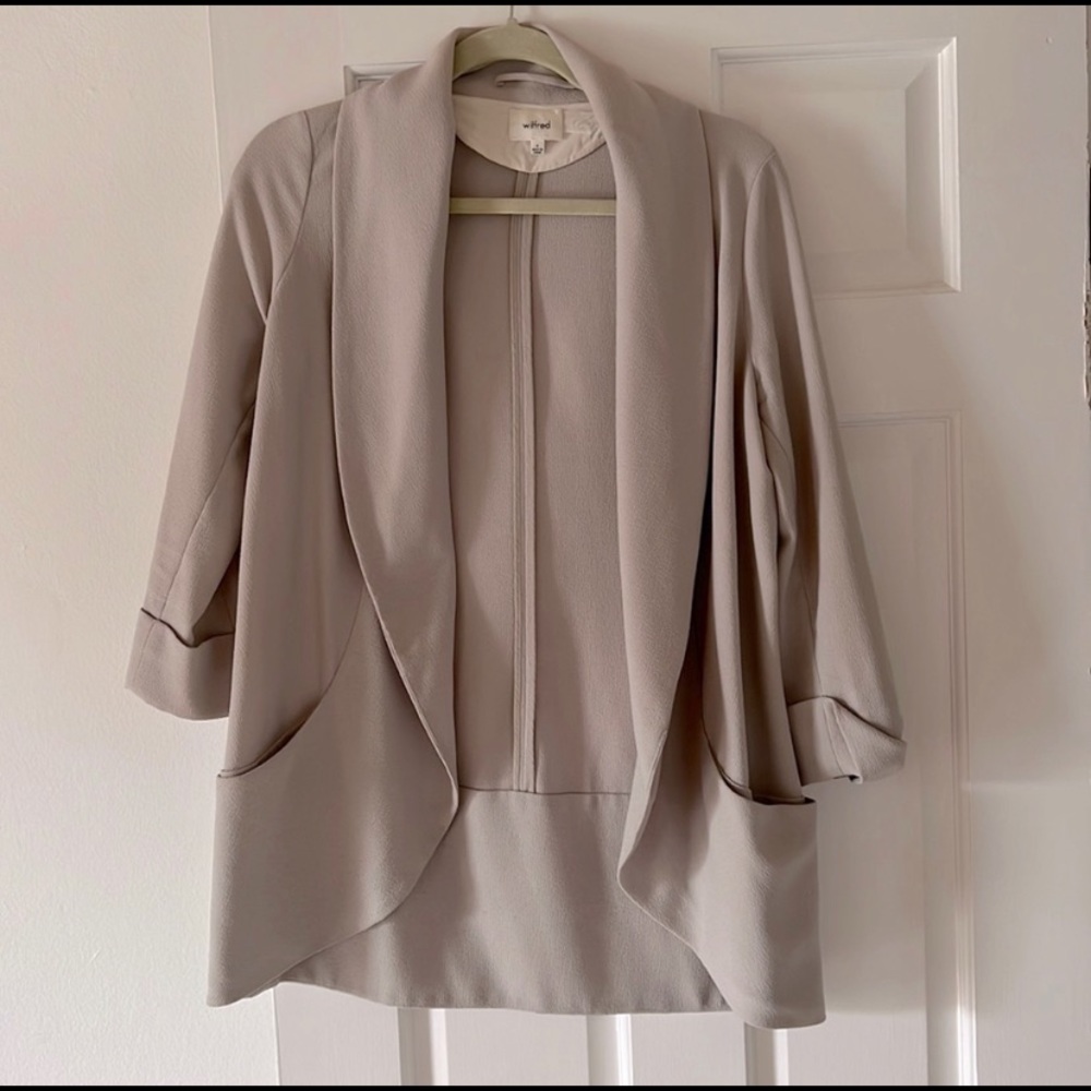 Wilfred Chevalier Open-Front Blazer